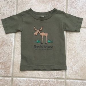 Kids Moose Tee Shirt Halifax Nova Scotia Souvenir